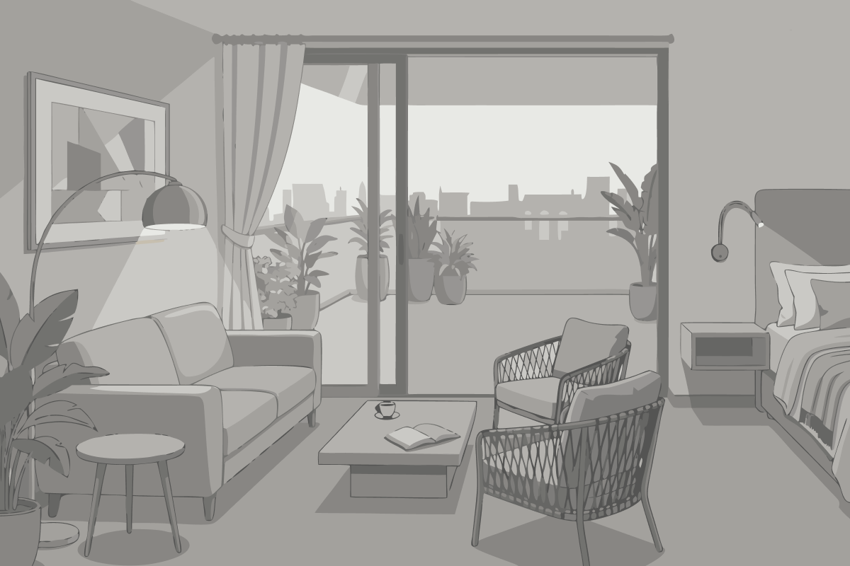 Apartment mit Meerblick
